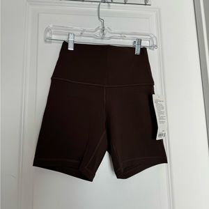 Lululemon Align High Rise Short 6” Espresso